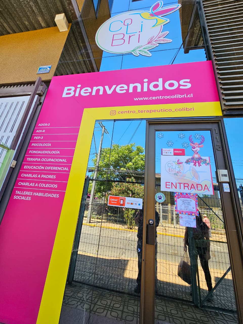 Fachada actual de Centro Terapéutico Colibrí en Villota 113